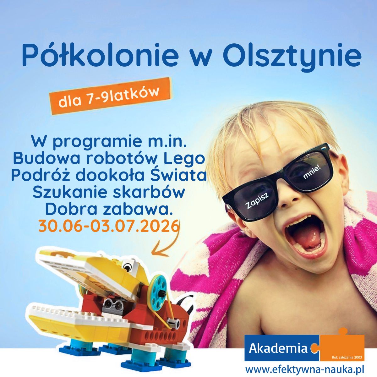 Półkolonie w Akademii w Olsztynie