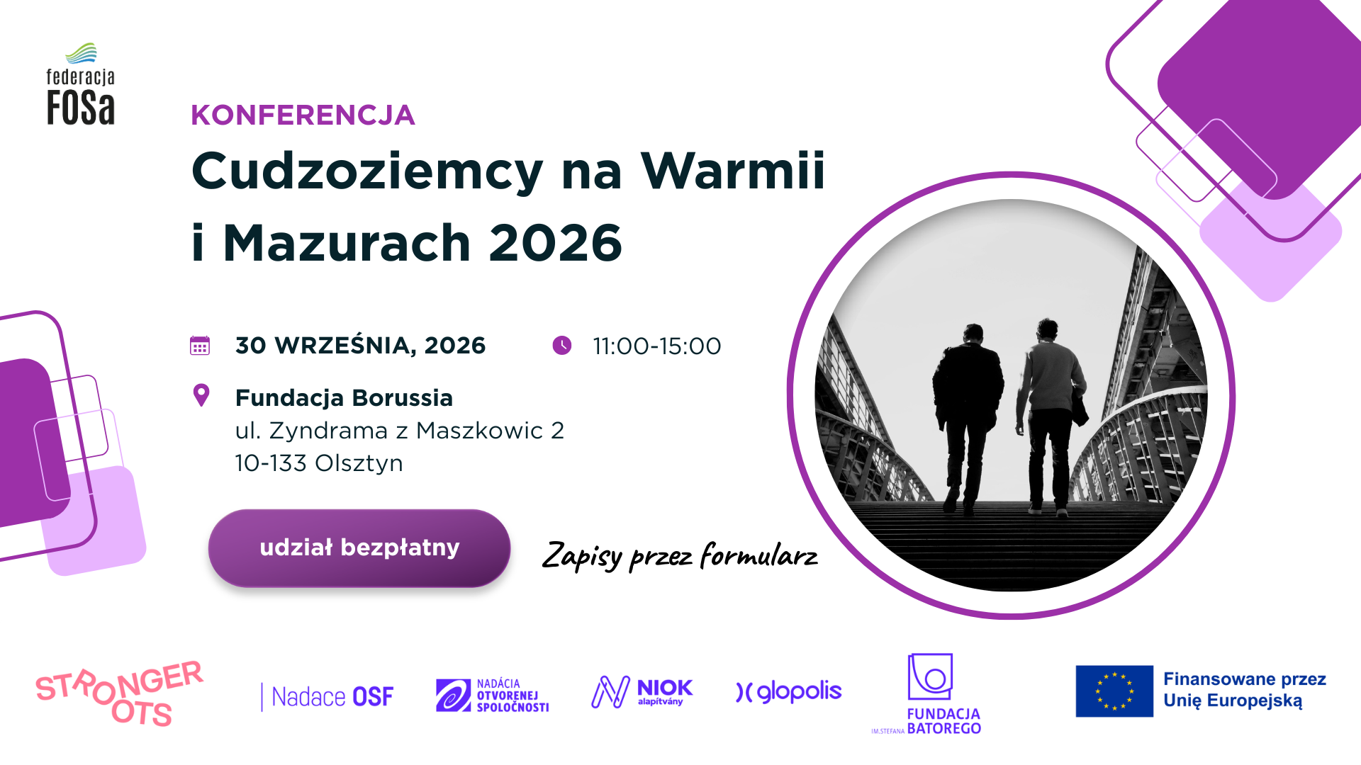 Konferencja Cudzoziemcy na Warmii i Mazurach 2026[wydarzenie bezpłatne]