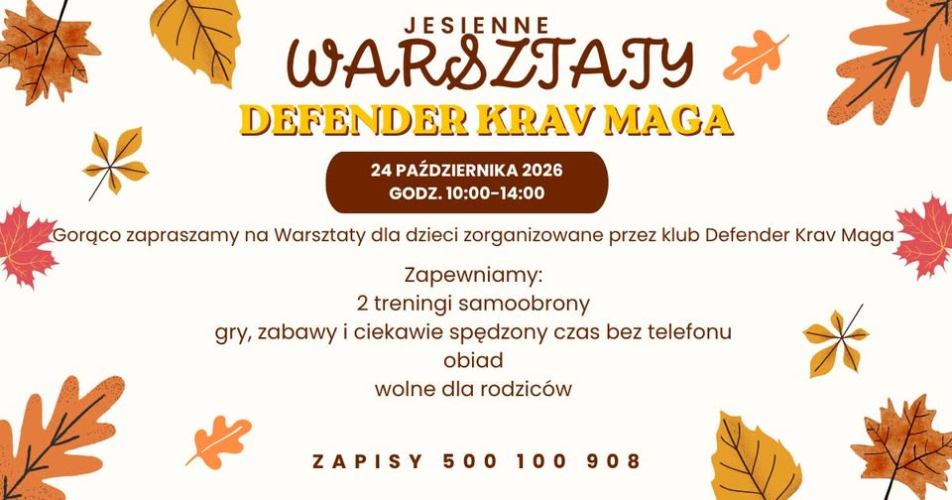 Jesienne Warsztaty DEFENDER KRAV MAGA